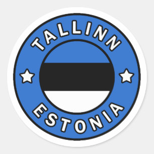 Sticker Rond Tallinn Estonie