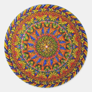 Sticker Rond Tambour Alien (autocollant)