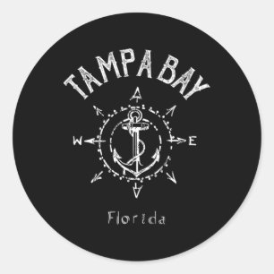 Sticker Rond Tampa Bay Floride