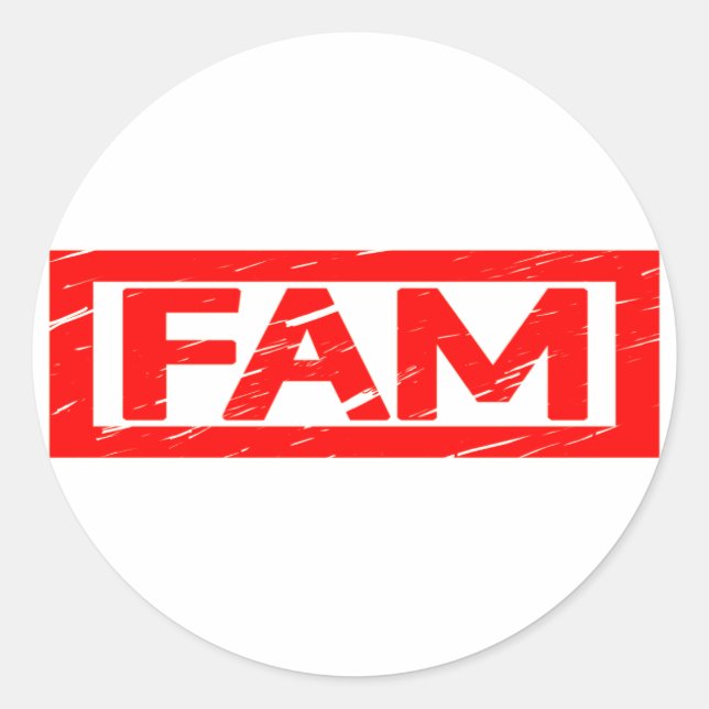 Sticker Rond Tampon (Devant)