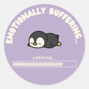 Sticker Rond Tamponnage émotionnel...