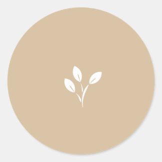 Sticker Rond Tan, Feuille, Feuille, graphique, logo