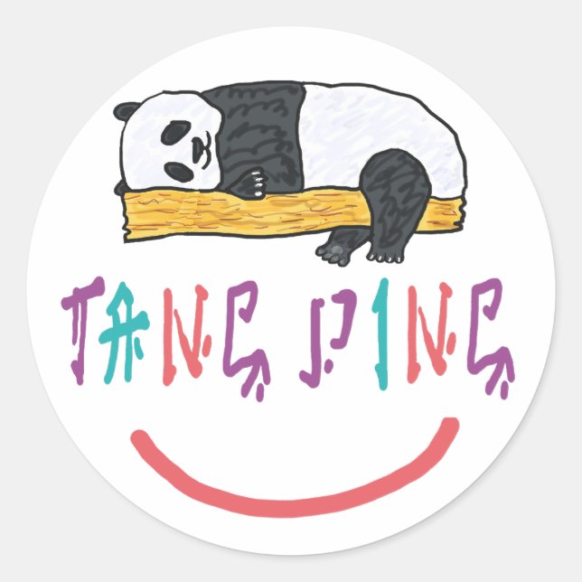 Sticker Rond Tang Ping (Devant)