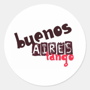 Sticker Rond Tango de Buenos Aires