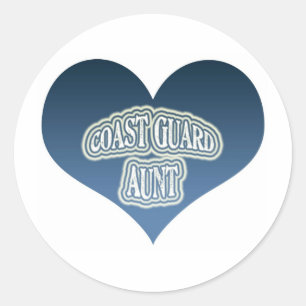 Sticker Rond Tante de la Garde côtière