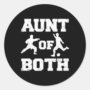 Sticker Rond Tante des arts martiaux de karaté et de football