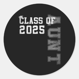 Sticker Rond Tante Senior 2025 Fier Tante D'Un Cl De 2025 Grad