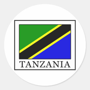 Sticker Rond Tanzanie
