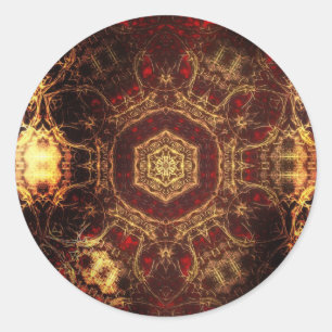 Sticker Rond Tapis oriental