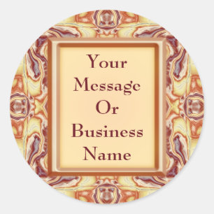 Sticker Rond Tapisserie royale