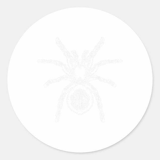 Sticker Rond Tarantula énorme araignée Phobia Costume d'Hallowe (Devant)