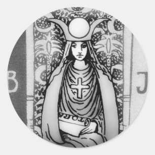 Sticker Rond Tarot sacerdotale