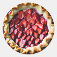 Tarte aux fraises avec croûte