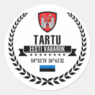 Sticker Rond Tartu