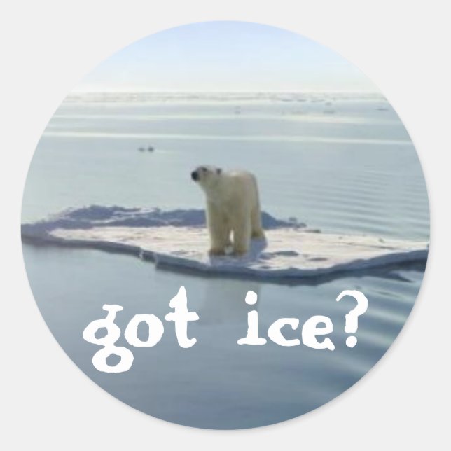 STICKER ROND T'AS DE LA GLACE ? (Devant)