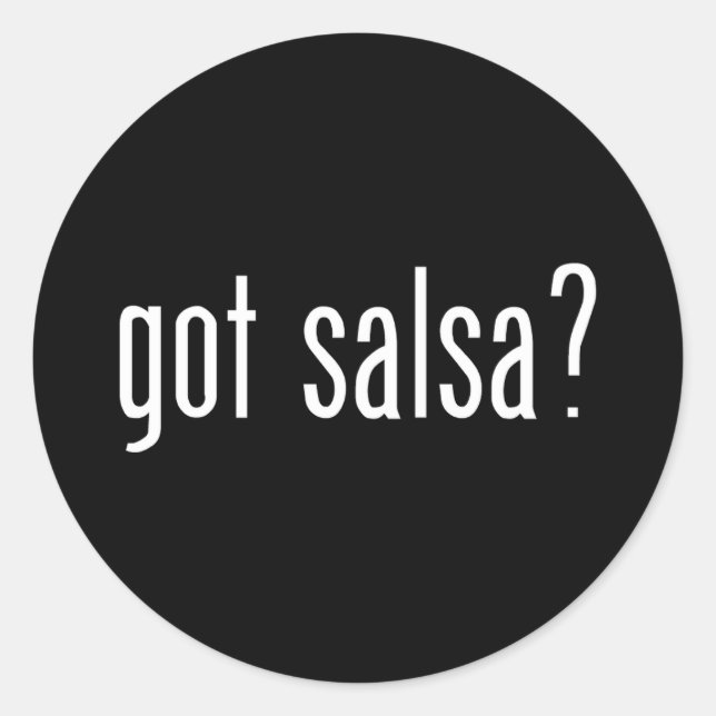 Sticker Rond T'as de la salsa ? (Devant)