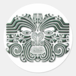 Sticker Rond Tatouage-pierre de Maroi