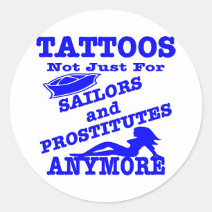 Sticker Rond Tatouages Pas Seulement Pour Les Voiliers Et Prost