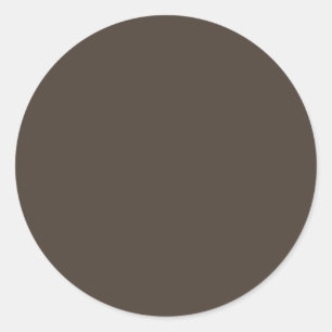Sticker Rond Taupe foncée Couleur complémentaire supérieure