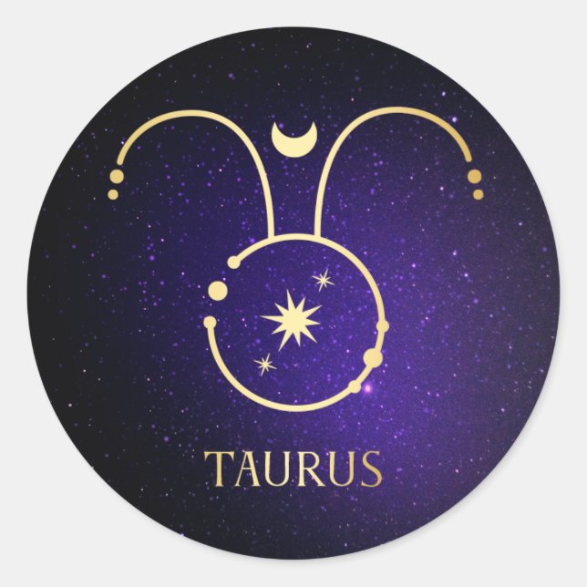 Sticker Rond Taurus (Devant)