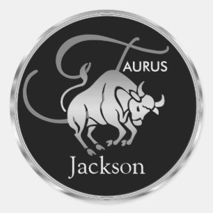 Sticker Rond Taurus ♉ l'Horoscope Bull - Zodiac