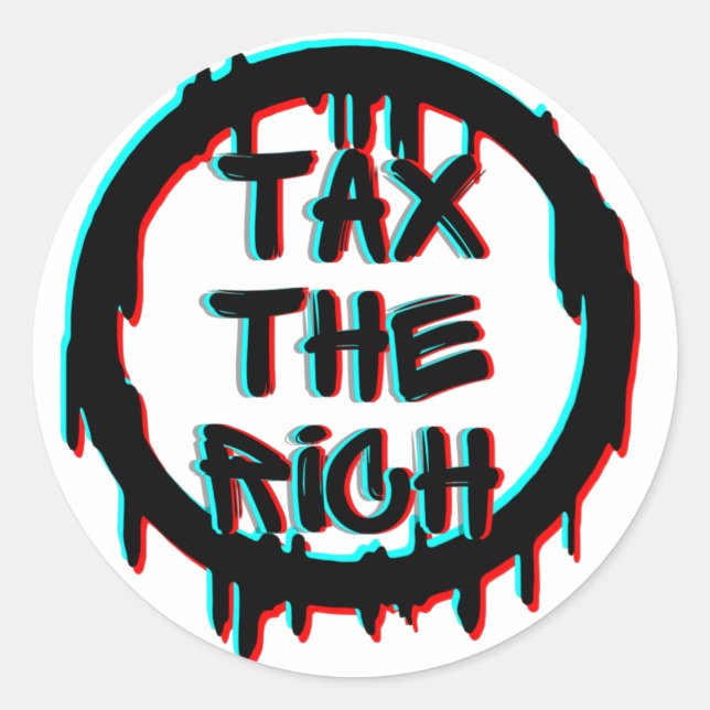 Sticker Rond Taxe Le Riche Original (Devant)