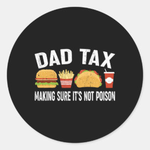 Sticker Rond Taxes pour s'assurer que ce n'est pas du poison 3
