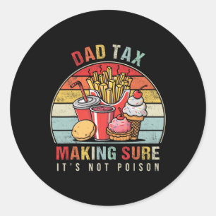 Sticker Rond Taxes pour s'assurer que ce n'est pas du poison 9