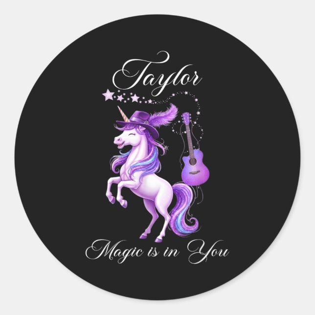 Sticker Rond Taylor Gift - Taylor Shirt  (Devant)