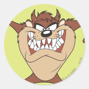 Sticker Rond TAZ™ Les bras larges