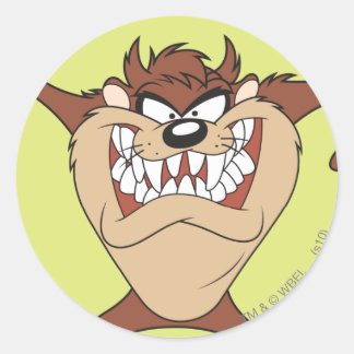 Sticker Rond TAZ™ Les bras larges