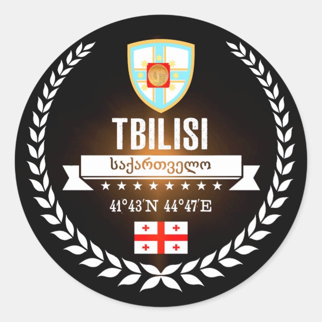 Sticker Rond Tbilissi (Devant)
