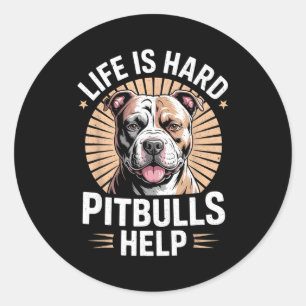 Sticker Rond Tbull Maman Papa La Vie Est Difficile Tbulls Aide