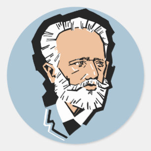 Sticker Rond Tchaikovsky