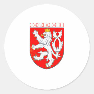 Sticker Rond tchèque