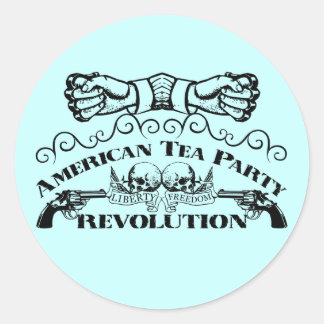 Sticker Rond Tea Party
