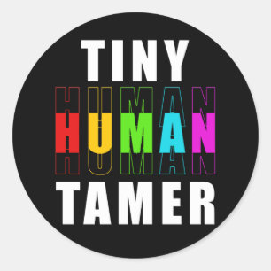 Sticker Rond Teacher paraprofessionnel