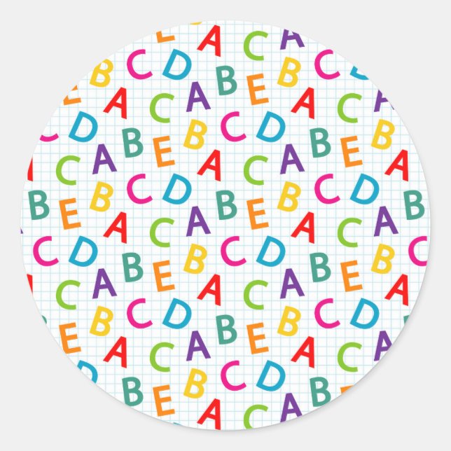 Sticker Rond Teacher The Best Teachers Teach From The Heart (Devant)