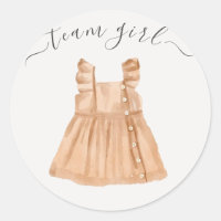 Team Girl Boy or Girl Boho Gender Reveal