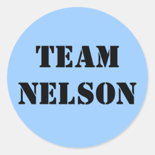 STICKER ROND TEAM NELSON
