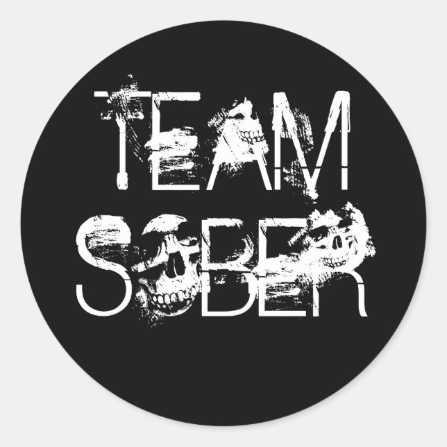 STICKER ROND TEAM SOBER (Devant)