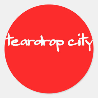 Sticker Rond teardrop city SKATEBOARD ロゴステッカー