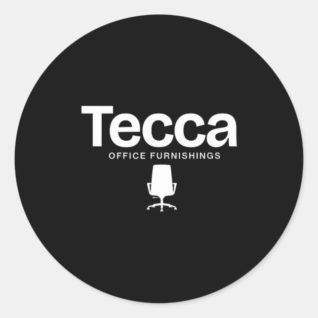 Sticker Rond Tecca Office Furnishings  (Devant)