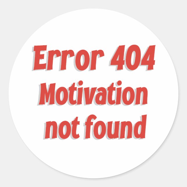 Sticker Rond Tech Humor (Devant)