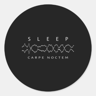 Sticker Rond Technicien du sommeil Laboratoire du sommeil