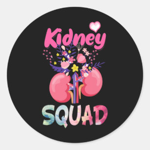 Sticker Rond Technicien en dialyse infirmière en néphrologie 2