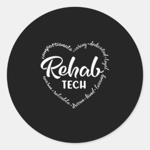Sticker Rond Technique de réadaptation, réadaptation, réadap