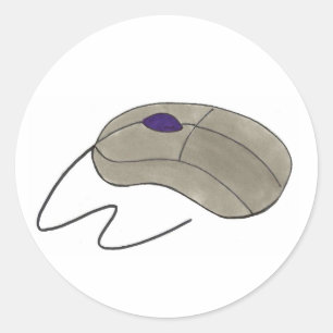 Sticker Rond Technologie informatique filaire Technologie infor