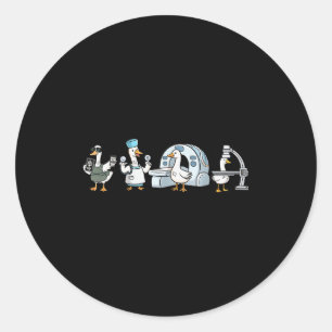 Sticker Rond Technologue en radiologie Goose Radiologie X-ray R