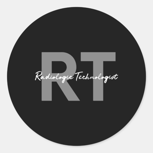 Sticker Rond Technologue en radiologie Xray Tech (Devant)